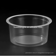 Tasse potable en plastique jetable de la catégorie comestible 240ml pp transparente